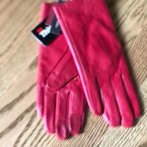 Thinsulate touch leather gloves